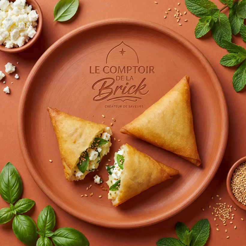 La Riviera, brick féta, basilic et menthe